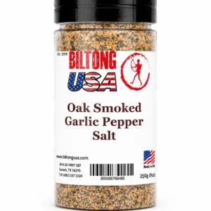 Oak Smoked Garlic Pepper Salt