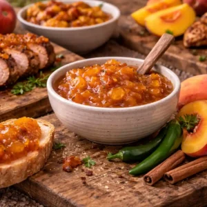 Biltong USA Peach Chutney 500g