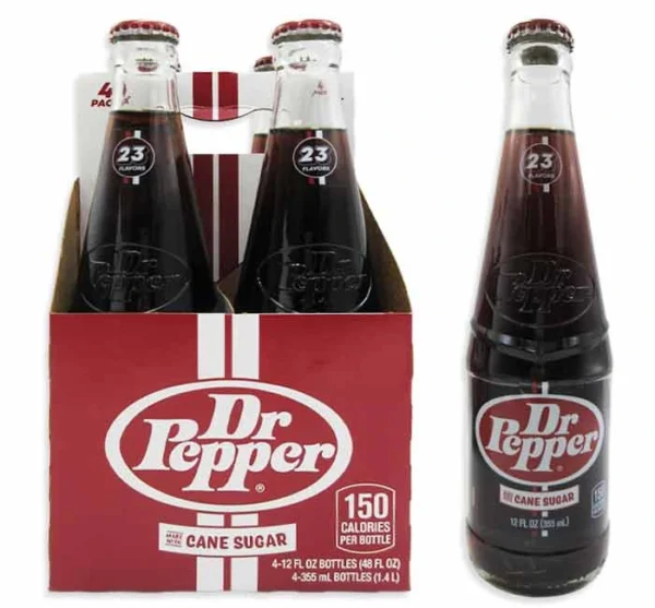 Dr Pepper Nostalgic Bottle w Cane Sugar 12oz