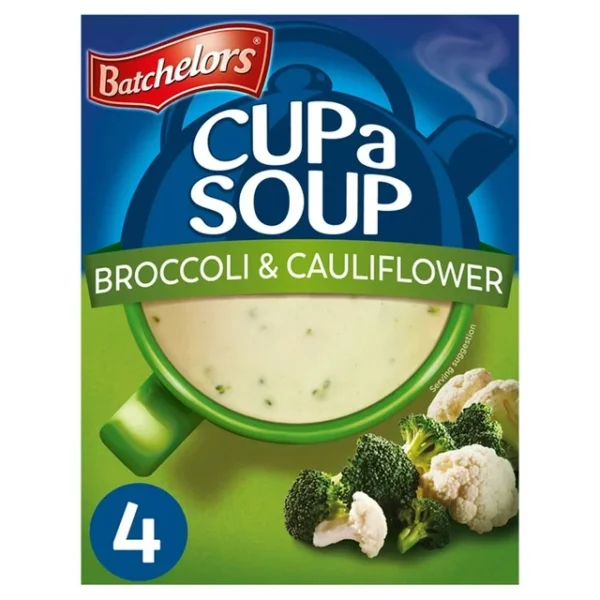 Batchelors Cup a Soup Broccoli and Cauliflower - 4Pk
