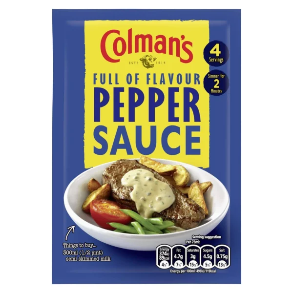 Colmans Pepper Sauce 40g