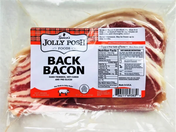 Jolly Posh Back Bacon 8oz - Image 3