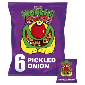 Walkers Monster Munch Pickled Onion 6Pk