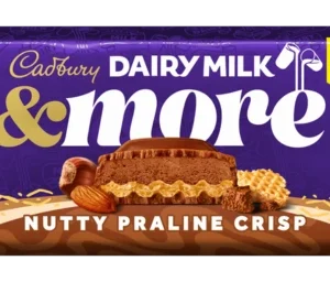 Cadbury & More Nutty Praline Crisp 180g
