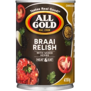All Gold Braai Relish w/ Mixed Herbs 410g