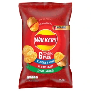 Walkers Assorted 6Pk 150g