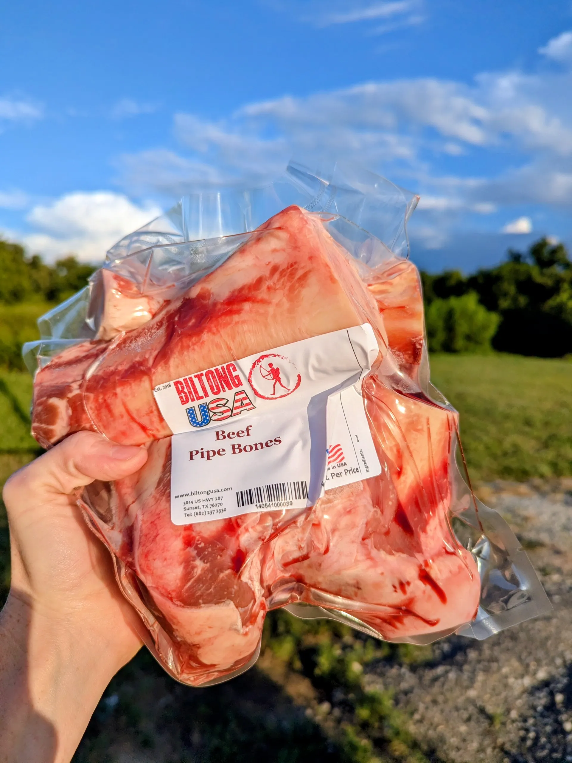 Biltong USA Beef Pipe Bones