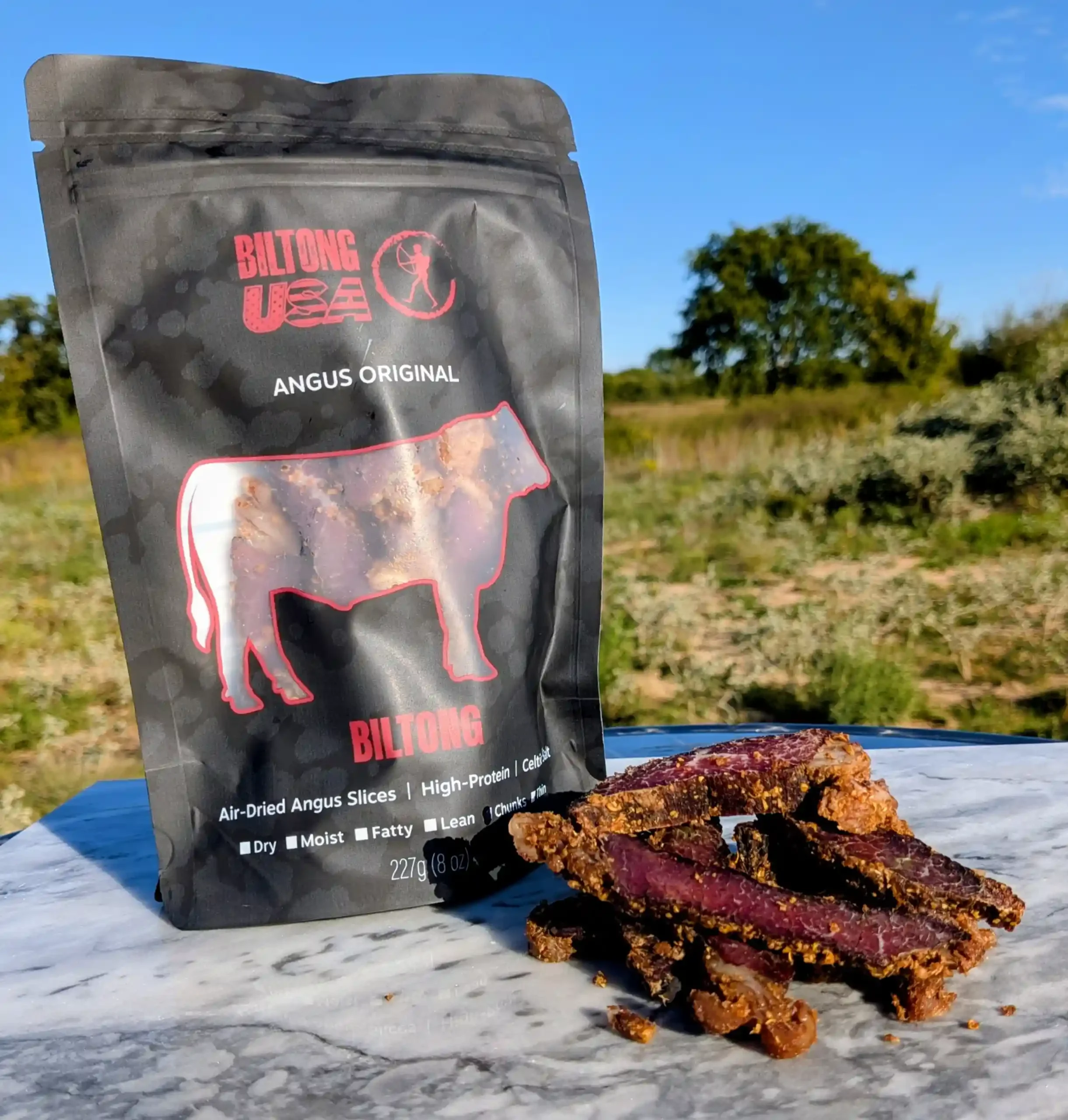 Chunky Biltong | Biltong USA Biltong USA Chunky Biltong extra thick cut air-dried beef pieces
