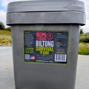 2027 Biltong Jerky Survival Tub